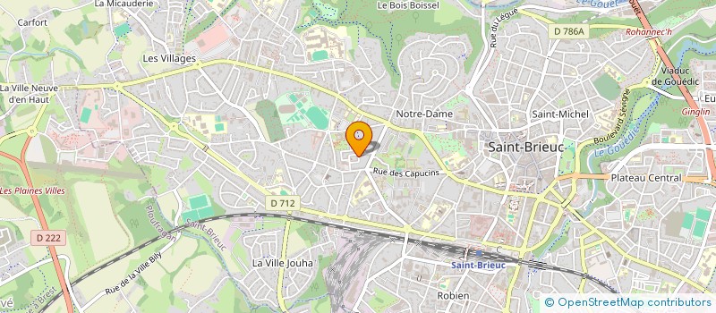 localisation de l'entreprise MONSIEUR ABDOU BA à SAINT-BRIEUC