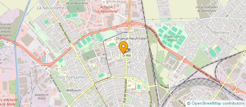 localisation de l'entreprise MONSIEUR ABDOU DIABY  REIMS