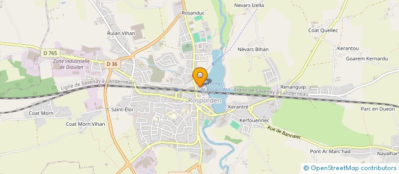 localisation de l'entreprise MONSIEUR ABDOU DIAKHATE  ROSPORDEN