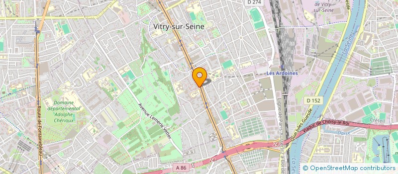 localisation de l'entreprise MONSIEUR ABDOU DRAME  VITRY-SUR-SEINE