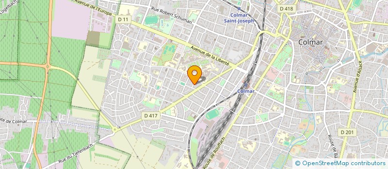 localisation de l'entreprise MONSIEUR ABDOU EL MEJDOUB  COLMAR