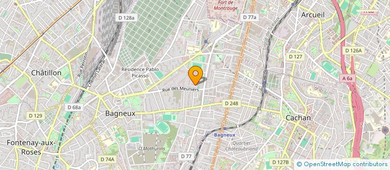 localisation de l'entreprise MONSIEUR ABDOU FISSOUROU à BAGNEUX