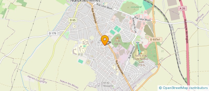 localisation de l'entreprise MONSIEUR ABDOU JOOF  NUX-LES-MINES