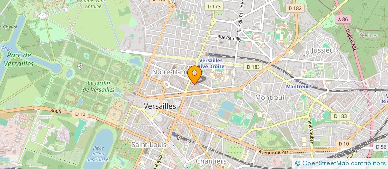 localisation de l'entreprise MONSIEUR ABDOU KANE à VERSAILLES