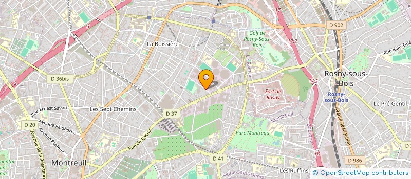 localisation de l'entreprise MONSIEUR ABDOU KARIM DOUCOURE à MONTREUIL