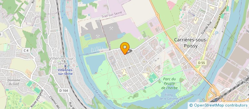 localisation de l'entreprise MONSIEUR ABDOU KARIM GUEYE  CARRIERES-SOUS-POISSY