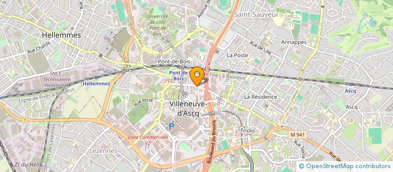localisation de l'entreprise MONSIEUR ABDOU  KHADRE KEINDE GUEYE à VILLENEUVE-D'ASCQ