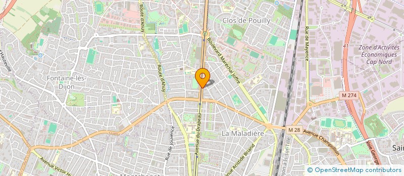 localisation de l'entreprise MONSIEUR ABDOU KHADRE SALL  DIJON