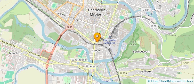 localisation de l'entreprise MONSIEUR ABDOU KHALILM GASSAMA à CHARLEVILLE-MEZIERES