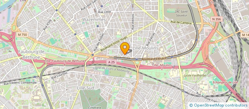 localisation de l'entreprise MONSIEUR ABDOU KHOUDOSS LO à LILLE