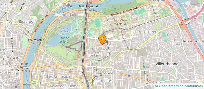 localisation de l'entreprise MONSIEUR ABDOU LAHAT KA  VILLEURBANNE