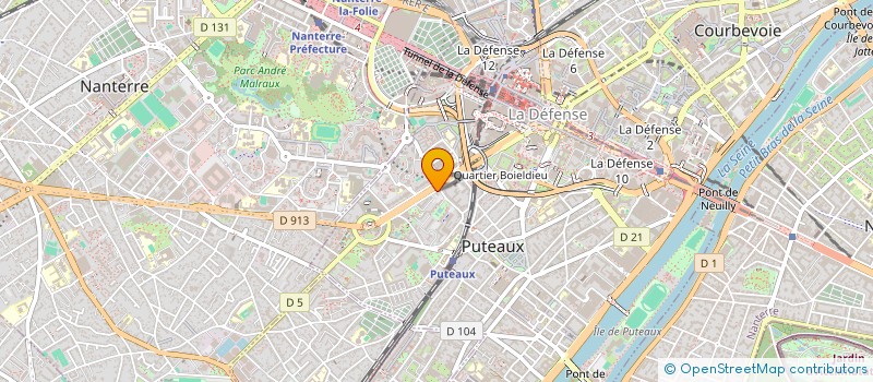 localisation de l'entreprise MONSIEUR ABDOU LO DIAGNE  PUTEAUX