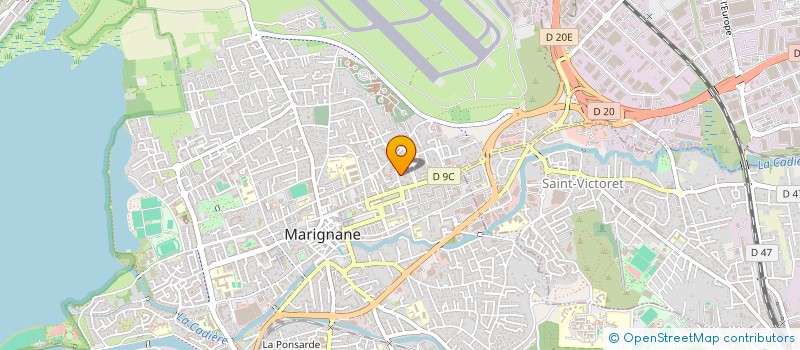 localisation de l'entreprise MONSIEUR ABDOU MANGA  MARIGNANE