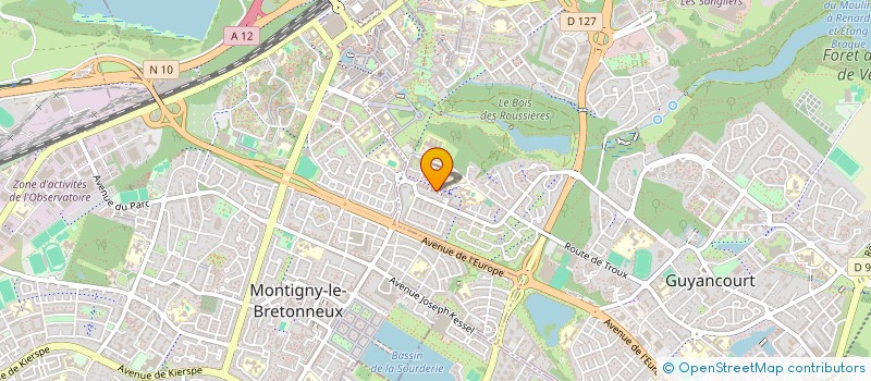 localisation de l'entreprise MONSIEUR ABDOU MBAYE  GUYANCOURT