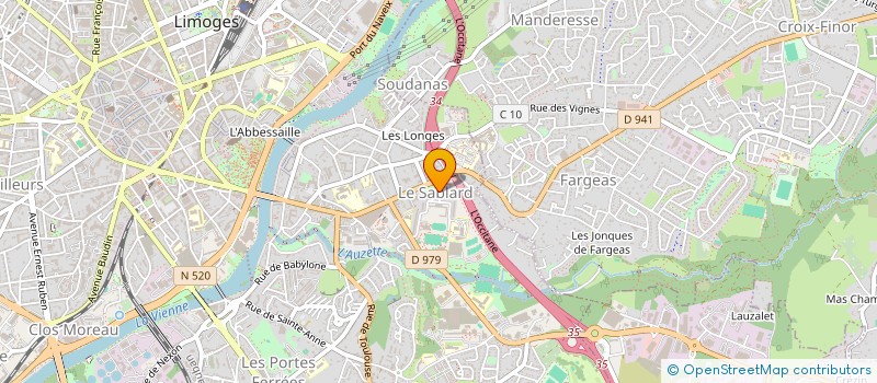 localisation de l'entreprise MONSIEUR ABDOU MCHINDA EL HADJI à LIMOGES