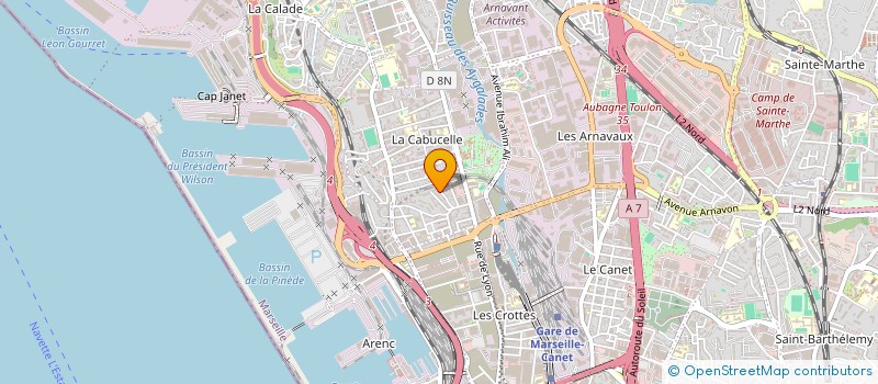 localisation de l'entreprise MONSIEUR ABDOU MOHAMED à MARSEILLE