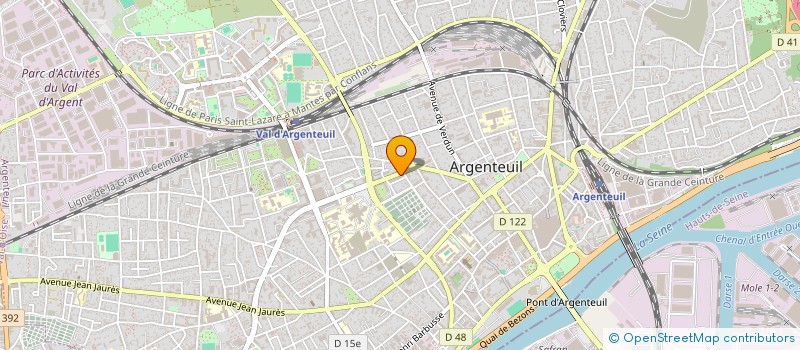 localisation de l'entreprise MONSIEUR ABDOU MOHAMED  ARGENTEUIL