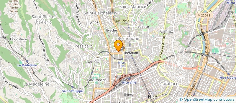 localisation de l'entreprise MONSIEUR ABDOU-NIANG VONACHEN à NICE