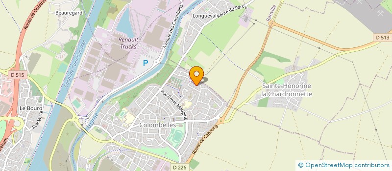 localisation de l'entreprise MONSIEUR ABDOU RAHAMANE DIALLO  COLOMBELLES