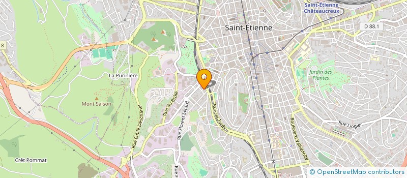 localisation de l'entreprise MONSIEUR ABDOU RAZIKOU NJUKOUYOU  SAINT-ETIENNE