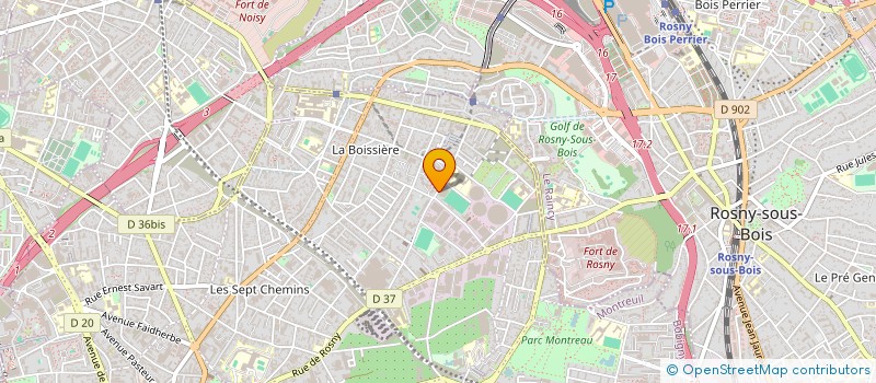 localisation de l'entreprise MONSIEUR ABDOU SYLLA à MONTREUIL