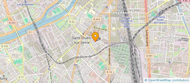 localisation de l'entreprise MONSIEUR ABDOUALLAH BITI à SAINT-OUEN-SUR-SEINE