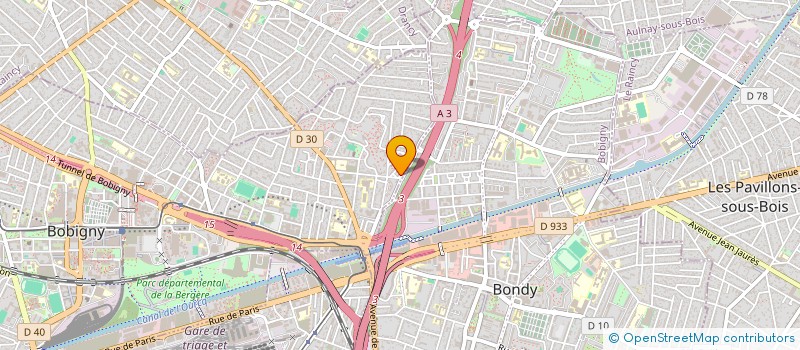 localisation de l'entreprise MONSIEUR ABDOUKARIM CAMARA  BOBIGNY