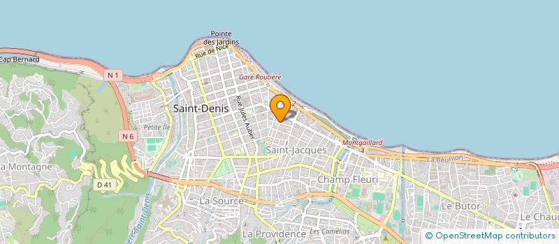 localisation de l'entreprise MONSIEUR ABDOUL AKOONE à SAINT-DENIS