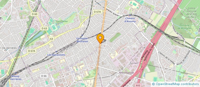 localisation de l'entreprise MONSIEUR ABDOUL AZIZ DIALLO à ANTONY