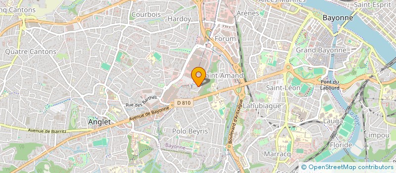 localisation de l'entreprise MONSIEUR ABDOUL AZIZ DIALLO  BAYONNE