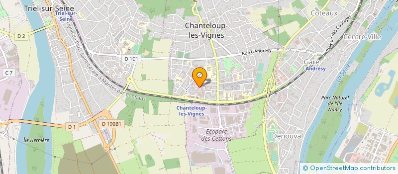 localisation de l'entreprise MONSIEUR ABDOUL AZIZ NDIAYE à CHANTELOUP-LES-VIGNES