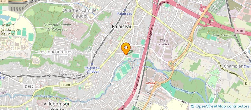 localisation de l'entreprise MONSIEUR ABDOUL-AZIZ SONGNE  PALAISEAU