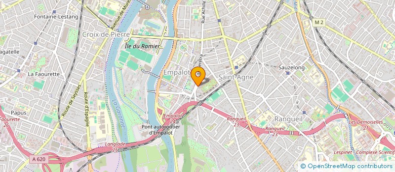 localisation de l'entreprise MONSIEUR ABDOUL BADASHEV  TOULOUSE