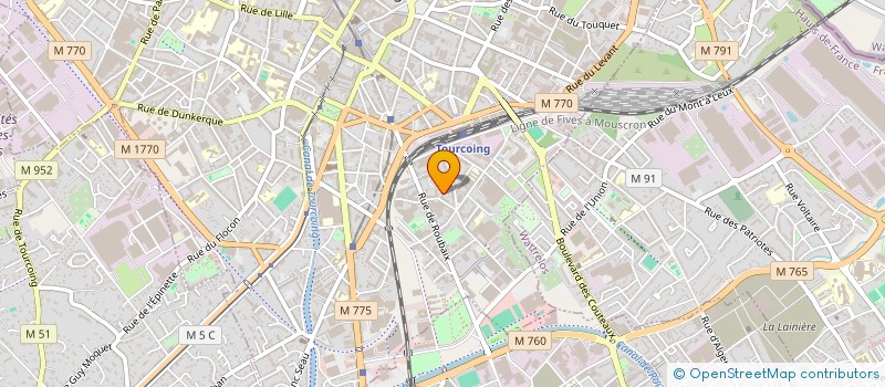 localisation de l'entreprise MONSIEUR ABDOUL BAH  TOURCOING