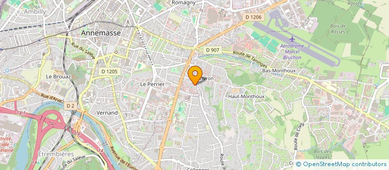 localisation de l'entreprise MONSIEUR ABDOUL BAH  ANNEMASSE