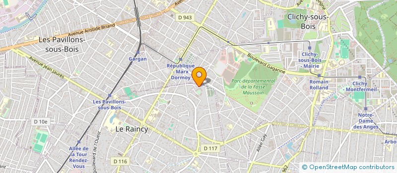 localisation de l'entreprise MONSIEUR ABDOUL BAMBA  LE RAINCY