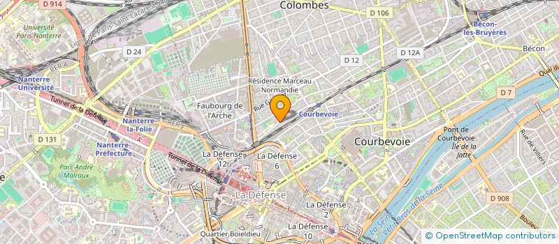 localisation de l'entreprise MONSIEUR ABDOUL BARRY à COURBEVOIE