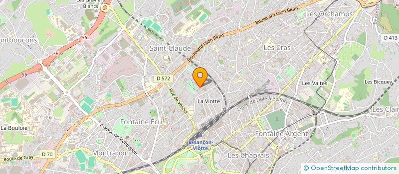 localisation de l'entreprise MONSIEUR ABDOUL CAMARA  BESANCON