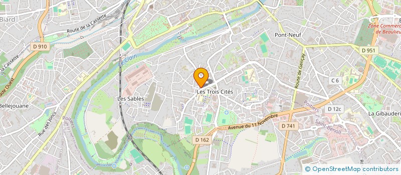 localisation de l'entreprise MONSIEUR ABDOUL DIAKHABY  POITIERS