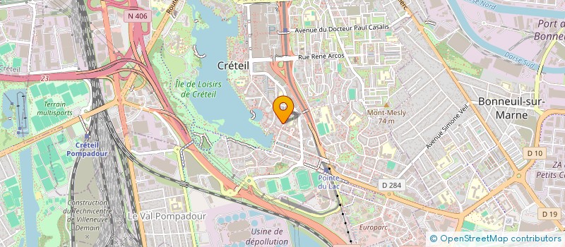 localisation de l'entreprise MONSIEUR ABDOUL DIALLO  CRETEIL