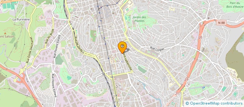 localisation de l'entreprise MONSIEUR ABDOUL DIALLO  SAINT-ETIENNE