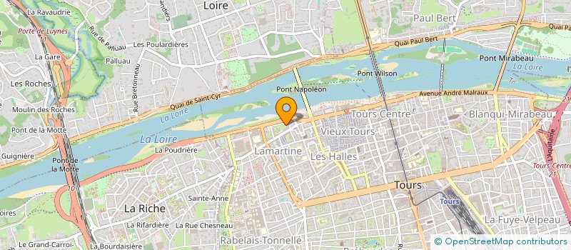 localisation de l'entreprise MONSIEUR ABDOUL GUEBRE  TOURS