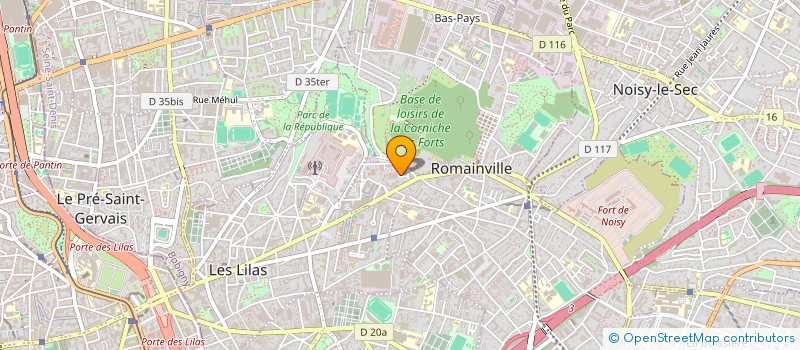 localisation de l'entreprise MONSIEUR ABDOUL HADIRY BAYO à ROMAINVILLE