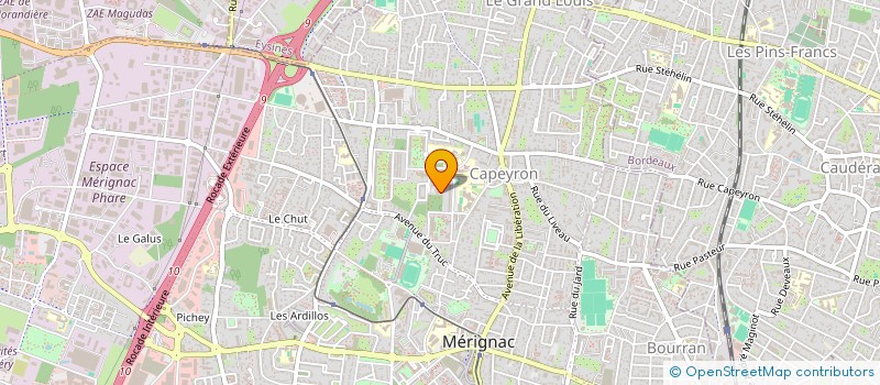 localisation de l'entreprise MONSIEUR ABDOUL IBRAHIM BOUBACAR  MERIGNAC