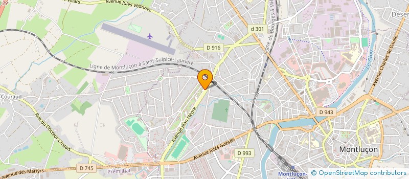 localisation de l'entreprise MONSIEUR ABDOUL IDRIS à MONTLUCON