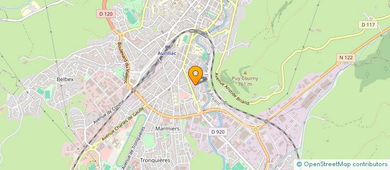 localisation de l'entreprise MONSIEUR ABDOUL KABA  AURILLAC