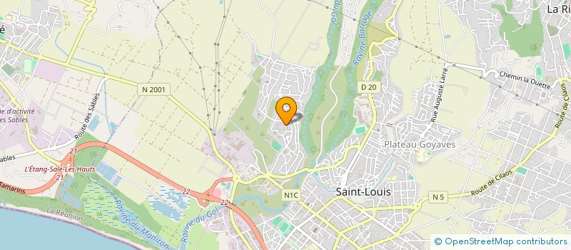 localisation de l'entreprise MONSIEUR ABDOUL-KADER BAKARI  SAINT-LOUIS