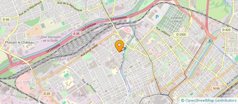 localisation de l'entreprise MONSIEUR ABDOUL KADER DIARRA  MULHOUSE