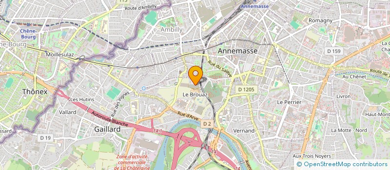 localisation de l'entreprise MONSIEUR ABDOUL KALOGA  ANNEMASSE