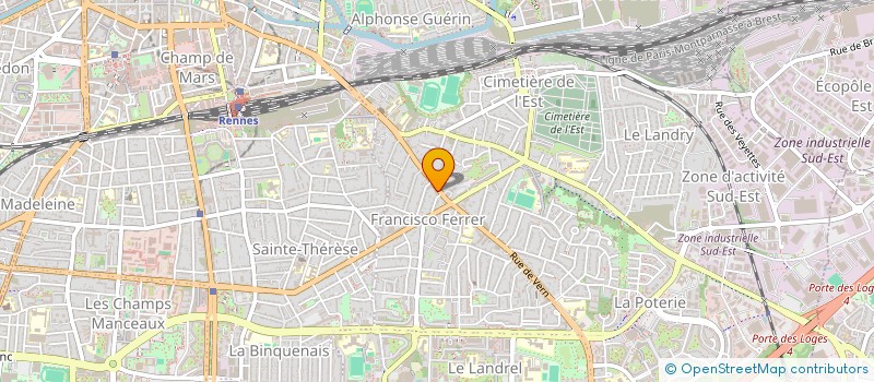 localisation de l'entreprise MONSIEUR ABDOUL KARIM CISSE  RENNES